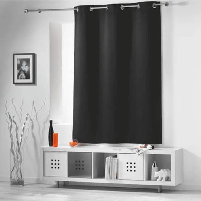 Rideau occultant uni 135 × 240 cm